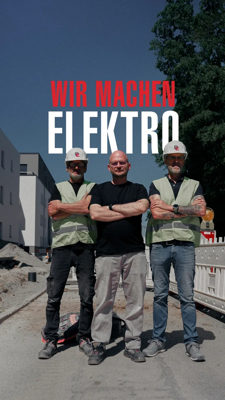 Standbild aus dem Clip „Wir machen Elektro" von Deutsche Elektro