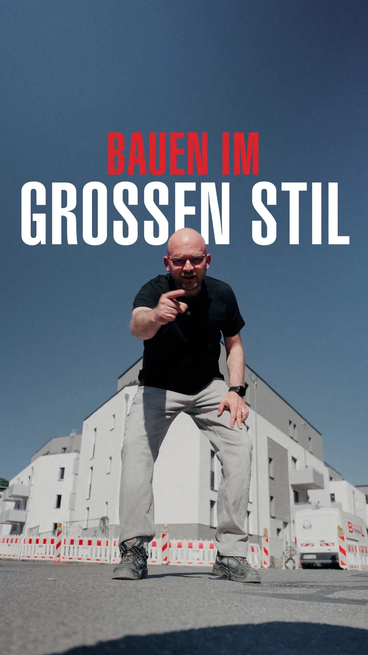 Standbild aus dem Clip „Wir suchen Bauleiter" von Deutsche Elektro