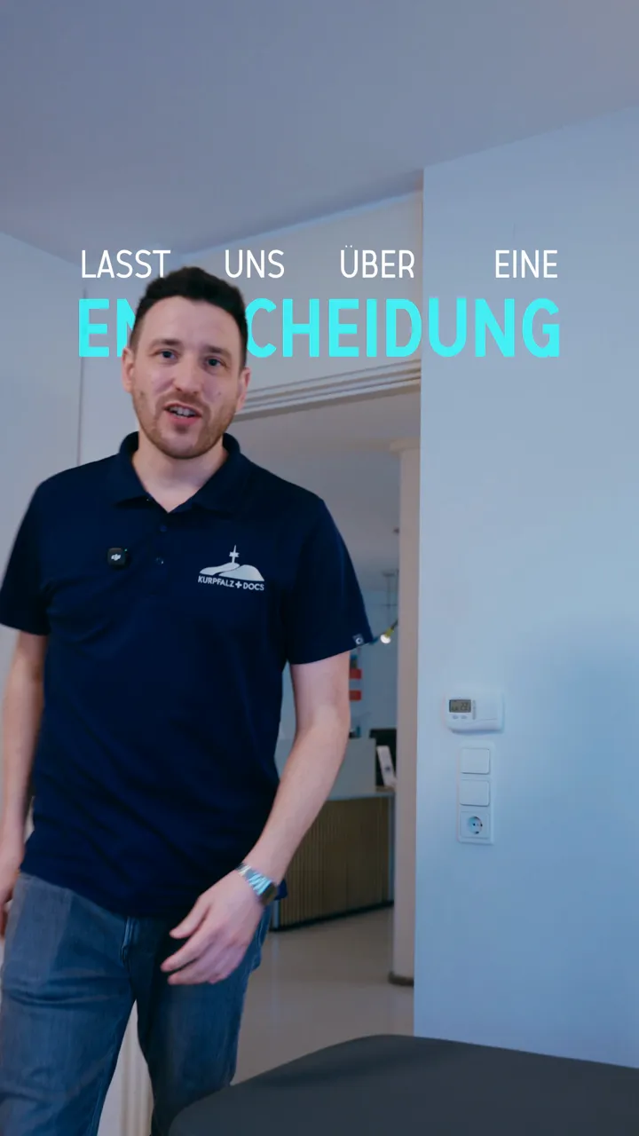 Standbild aus dem Clip „Eine Entscheidung, die Leben rettet" von Kurpfalz Docs